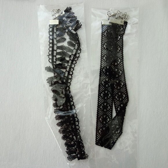 Assorted Mixed Lot Velvet & Lace Jewelry Chokers 9 Pieces New - Picture 3 of 7